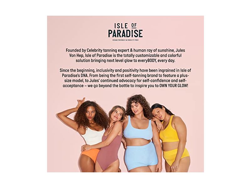 Isle of Paradise Medium Self Tanning Oil Mist, Hello Golden Glow 6.76 fl oz/200 mL