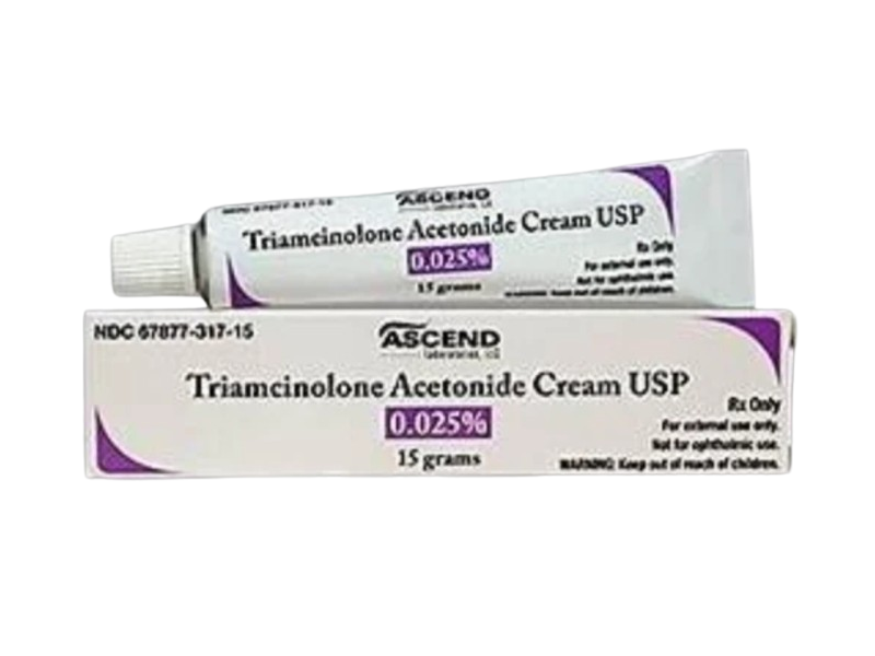Triamcinolone Acetonide Cream 0.025%, 15 g, Ascend Laboratories (Rx)