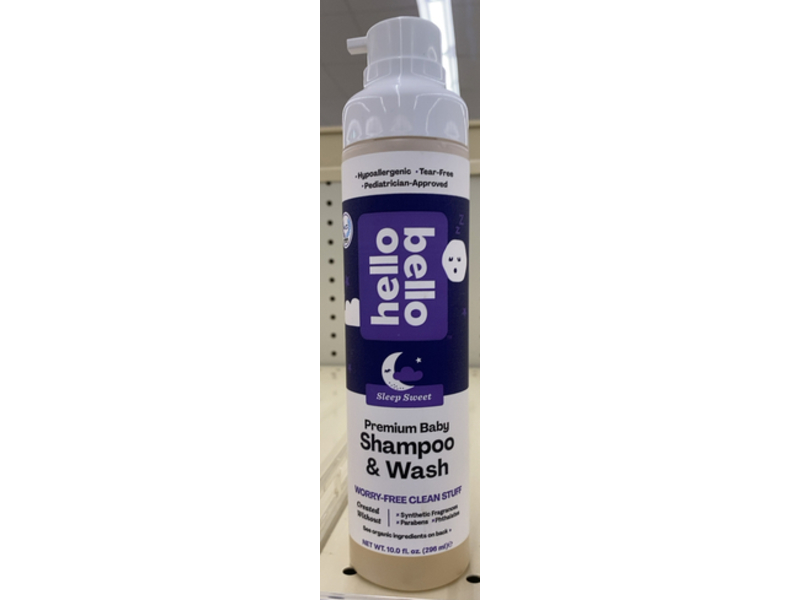 Hello Bello Wash Premium Baby Shampoo & Wash, Sleep Sweet, 10 fl oz/296 mL