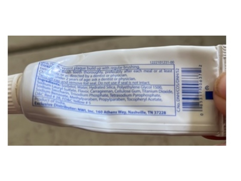 Freshmint Kids Fluoride Free Toothpaste, Bubble Gum, 0.85 oz