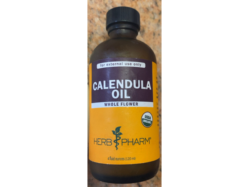 Herb Pharm Calendula Oil, 4 fl oz/120 mL