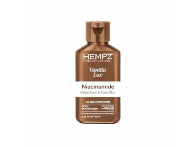Hempz Herbal Body Moisturizer, Vanilla Lux, 2.25 fl oz/66 mL