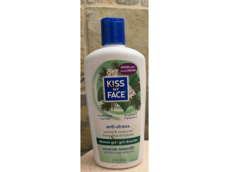 Kiss My Face Anti Stress Shower Gel, 16 fl oz/473 mL