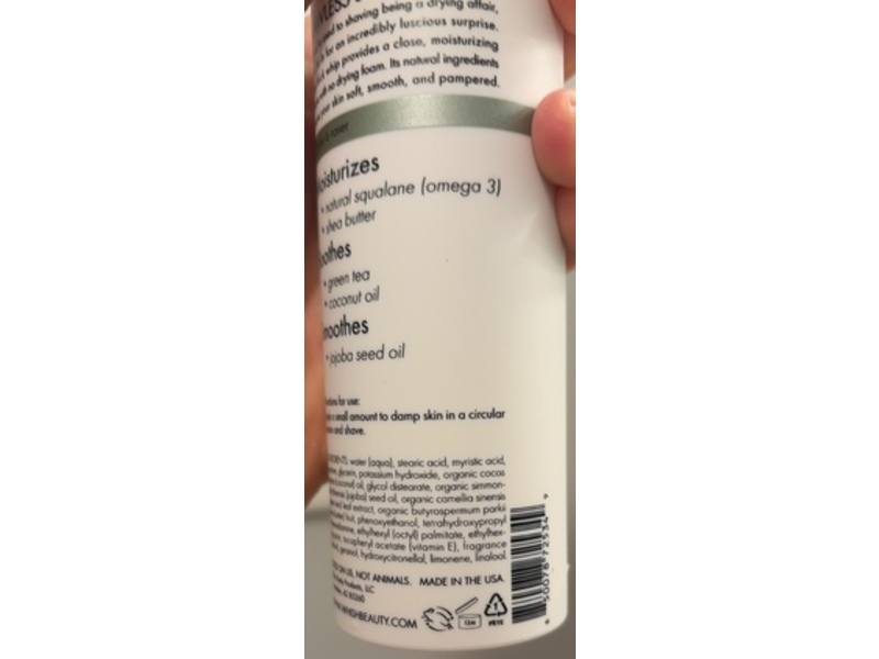 Whish Flawless Shave Cream, 5 fl oz/150 mL