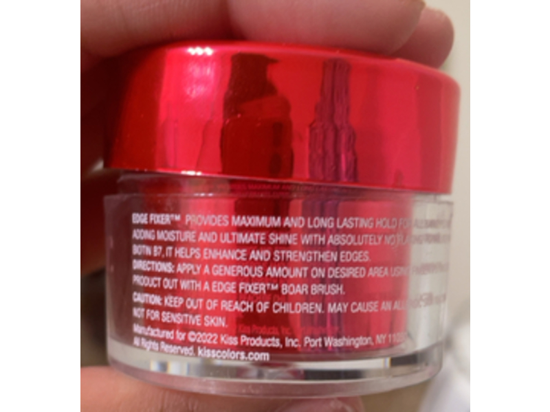 Kiss Edge Fixer Hair Gel, Strawberry Acai, 1.01 oz/30 mL