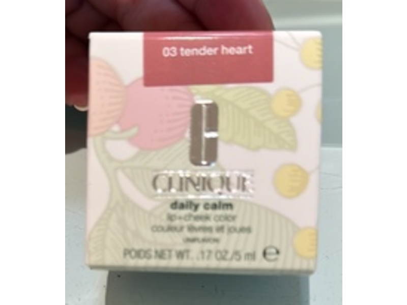Clinique Daily Calm Lip & Cheek Color, 03 Tender Heart, 0.17 fl oz/5 mL