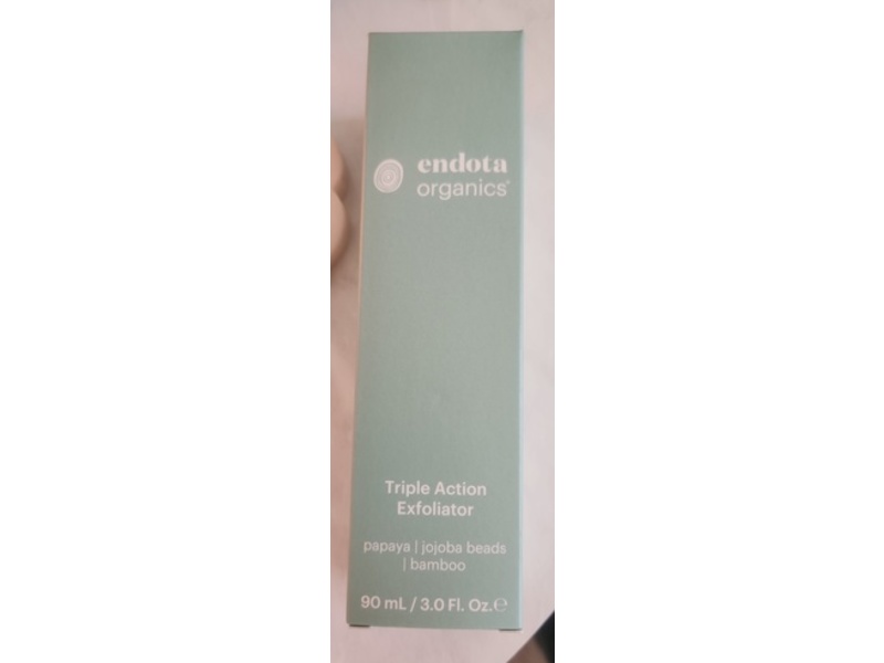 Endota Organics Triple Action Exfoliator, Papaya + Jojoba Beads & Bamboo, 3 fl oz/90 mL