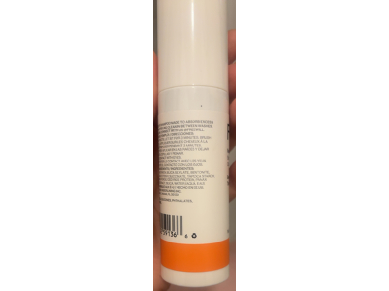 Freewill Reset & Refresh Dry Shampoo, 0.7 oz/20 g