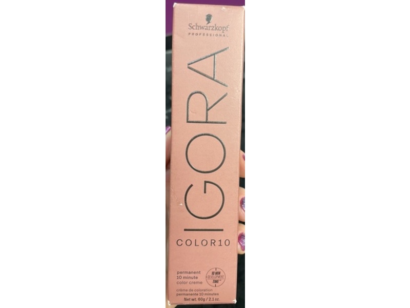 Schwarzkopf Professional Igora Color10 Permanent Color Creme, 7-1 Medium Blonde Cendre, 2.1 oz/60 g