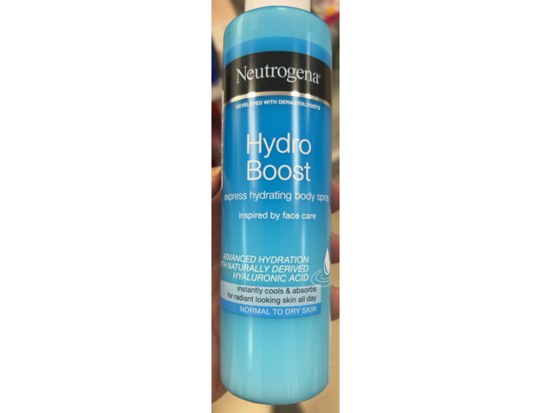 Neutrogena Hydro Boost Express Hydrating Body Spray, 200 mL