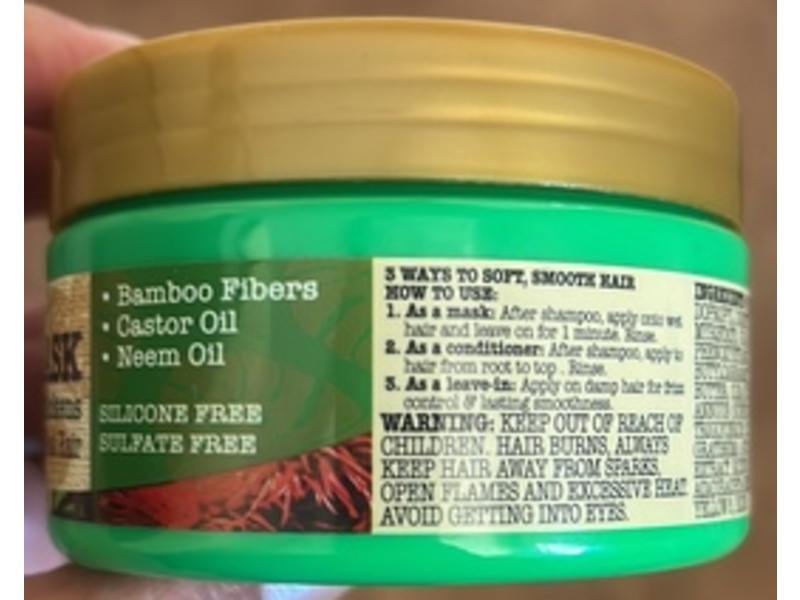 Spa Luxury Hair Mask, Bamboo Fiber, 6 oz/170 g