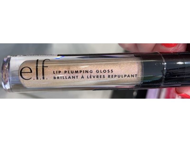e.l.f. Lip Plumping Gloss, Pink Sugar, 0.09 fl oz/2.7 mL