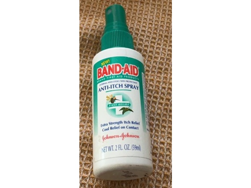 Johnson & Johnson Band Aid Anti Itch Spray, 2 fl oz/59 mL