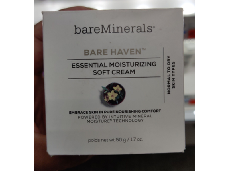 Bareminerals Bare Haven Essential Moisturizing Soft Cream, 1.7 oz/50 g
