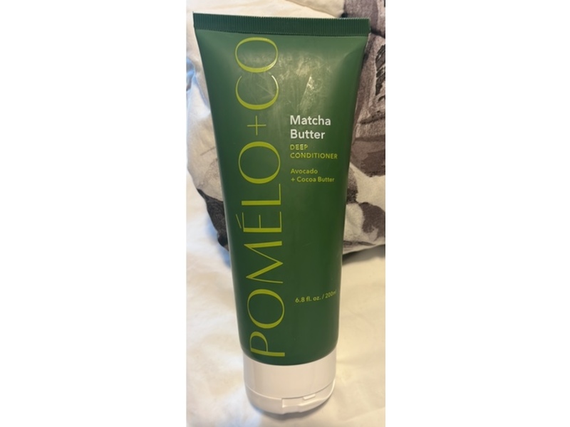 Pomélo + Co Matcha Butter Deep Conditioner, Avocado + Cocoa Butter, 6.8 fl oz/200 mL