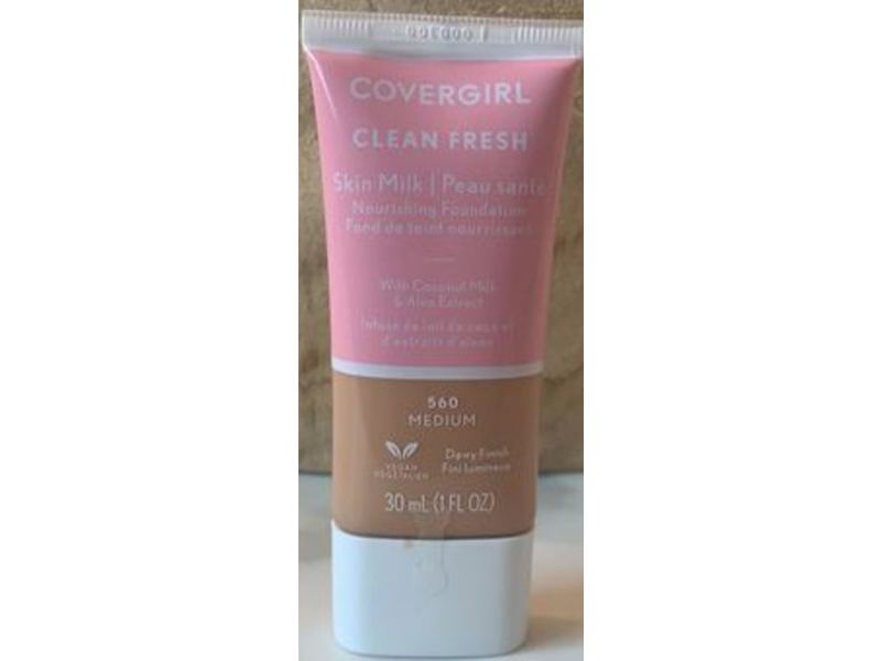 Covergirl Clean Fresh Skin Milk Foundation, 560 Medium, 1 fl oz/30 mL