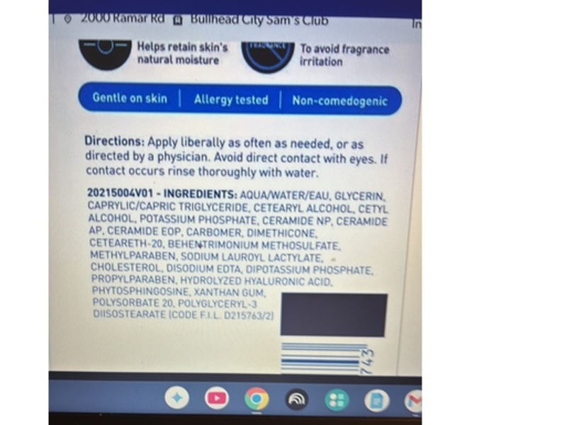 Cerave Daily Moisturizing Lotion, 12 fl oz/355 mL, Pack Of 2