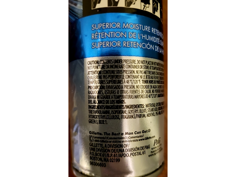 Gillette Mach3 Complete Defense Extra Comfort Shave Gel, 7 oz/198 g