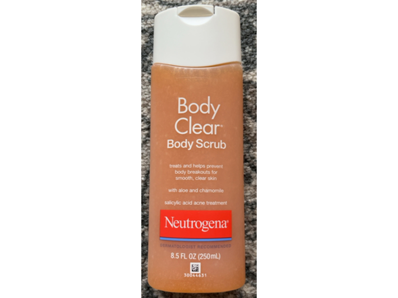 Neutrogena Body Clear Body Scrub, Aloe & Chamomile, 8.5 fl oz/250 mL
