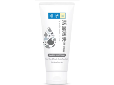Hada Labo Foam Deep Clean & Blemish Face Wash, Amazon White Clay, 100 g