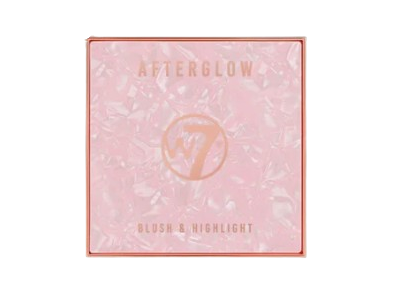 W7 Afterglow Blush & Highlight, Pink, 0.17 oz/5 g