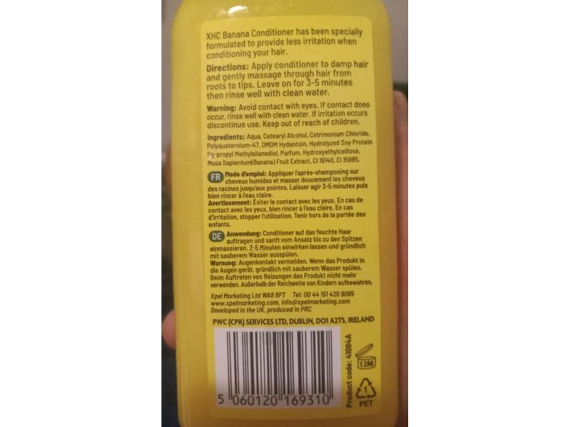 XHC Conditioner, Banana, 14 fl oz/400 mL