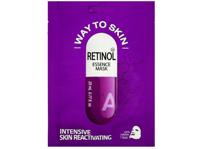 Way To Skin Retinol Essence Mask, 0.77 fl oz/23 mL