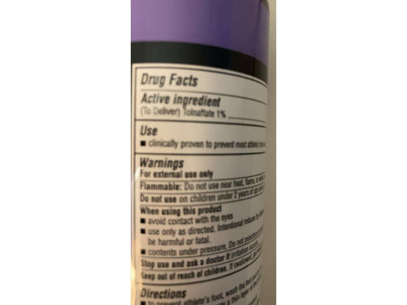 Lotrimin Antifungal Daily Prevention Deodorant Powder Spray, 5.6 oz/160 g