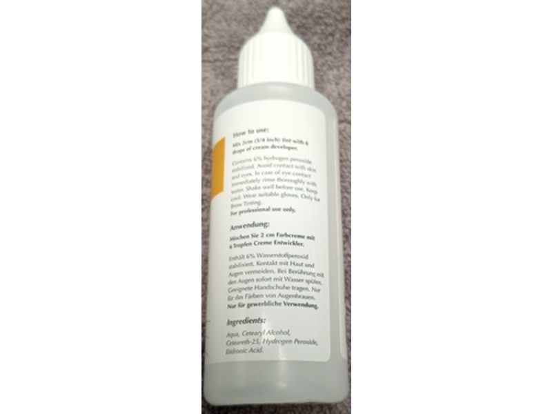 Biosmetics Intensive Cream Developer Oxidant, 6%, 50 mL