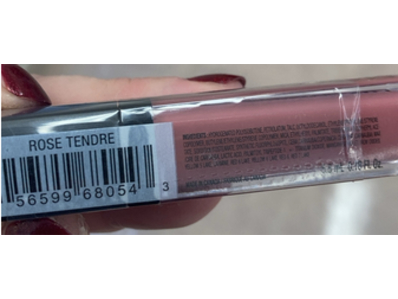 Marcelle Lux Gloss, Rose Tendre, 0.18 fl oz/5.5 mL
