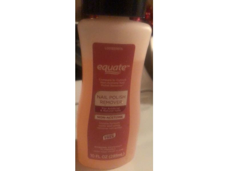 Equate Nail Polish Remover, Non-Acetone, 10 fl oz/295 mL