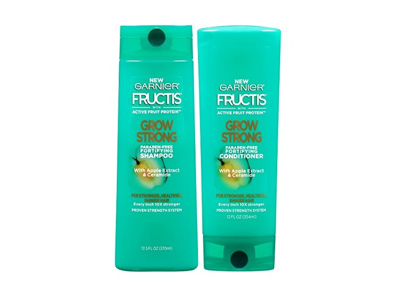 Garnier Fructis Grow Strong Shampoo & Conditioner Kit, 12.5 fl oz 370 ml