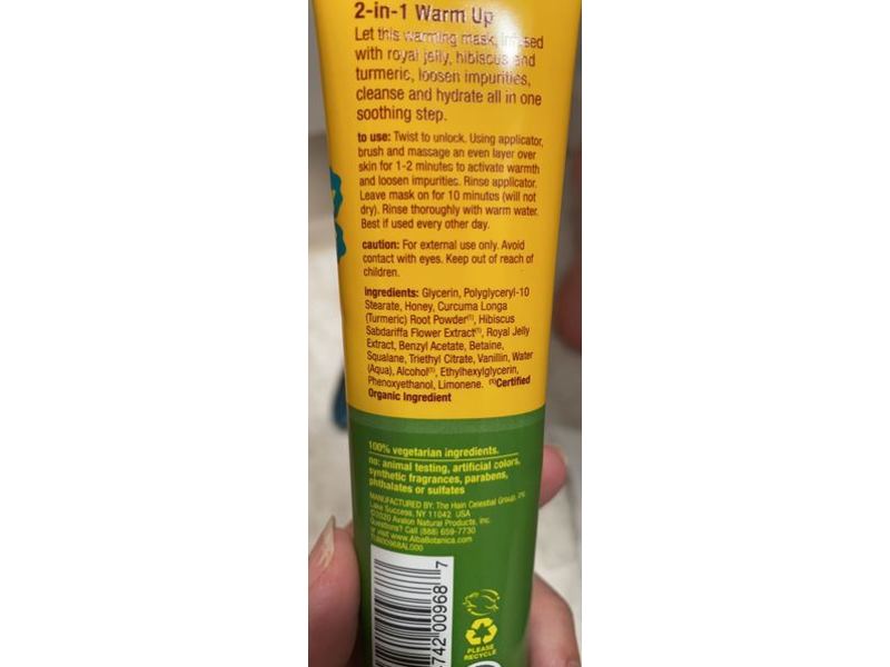 Alba Botanica Hawaiian Hot Cleansing Mask, Warming Manuka Honey, 2 oz/57 g