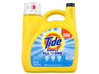 Tide Simply All In One Liquid Laundry Detergent, Loads 153, 167 fl oz/4.93 L - Image 2