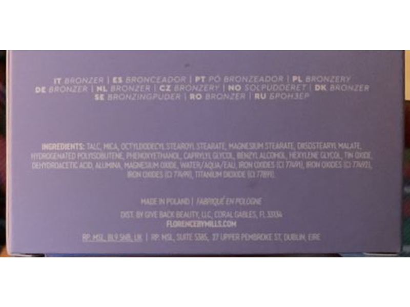 Florence By Mills Out Of This Whirled Marble Bronzer, Warm Tones, 0.31 oz/9 g