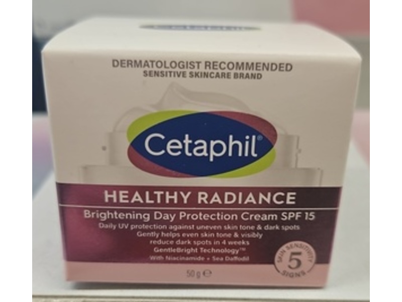 Cetaphil Healthy Radiance Brightening Day Protection Cream, SPF 15, 50 g