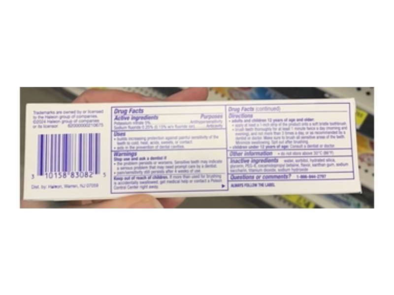 Sensodyne Pronamel Toothpaste, Fresh Breath, 2.7 oz/77 g