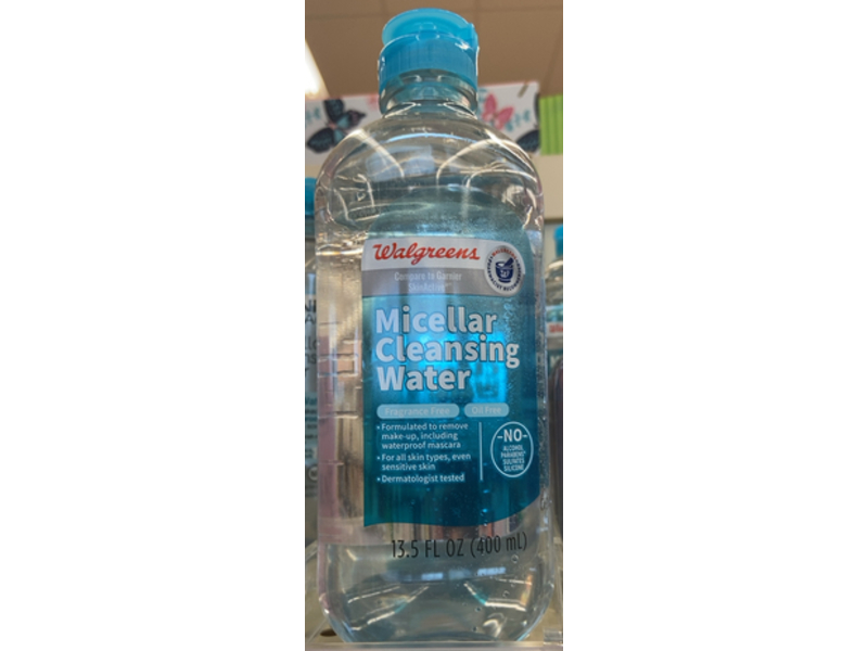 Walgreens Micellar Cleansing Water, 13.5 fl oz/400 mL