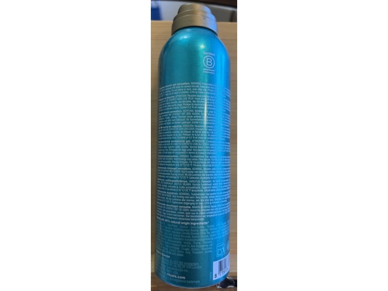 Rituals Foaming Shower Gel, The Ritual Of Karma, Lotus Flower & White Tea, 6.7 fl oz/200 mL