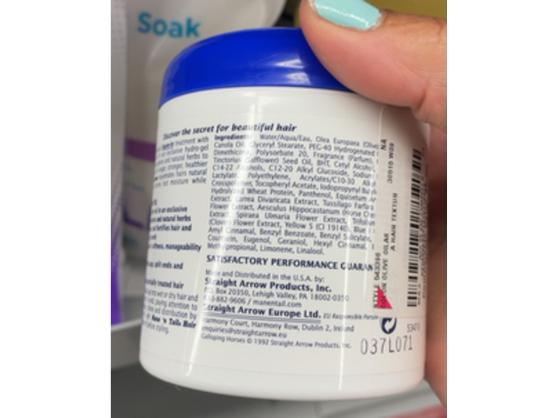 Mane 'n Tail Olive Oil Creme Natural Moisture Balancing Treatment, 5.5 oz/156 g