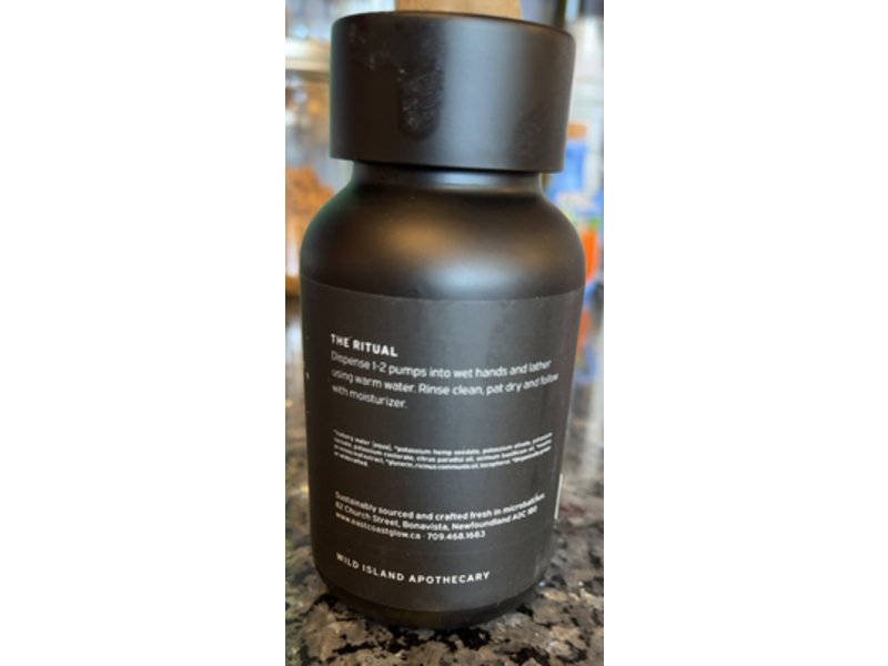 East Coast Glow Iceberg Infused Soap Mousse, Sea Salted Grapefruit + Basil, 250 mL