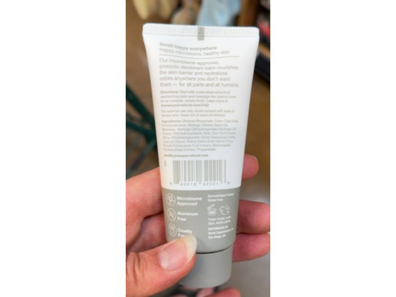 Hume Supernatural All Body Deodorant, 2 oz/57 g