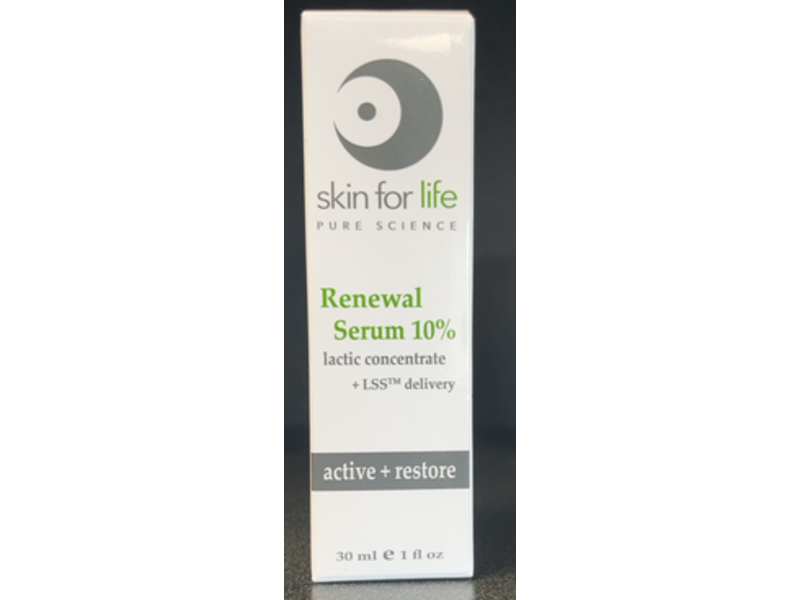 Skin For life Active + Restore, Renewal Serum 10%, 1 fl oz/30 mL