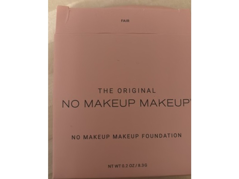 No Makeup Makeup Foundation, Fair, 0.2 oz/8.3 g