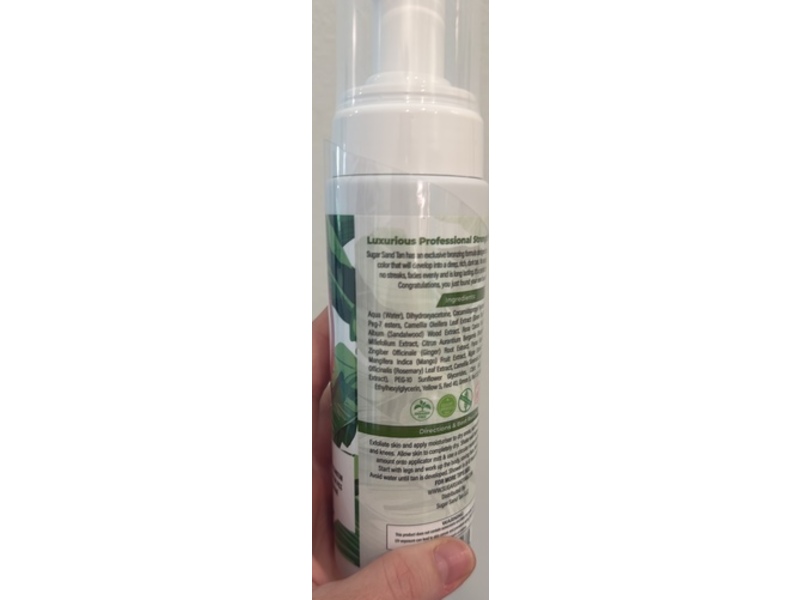 Sugar Sand Tan Professional Self-Tanning Mousse, 6.7 oz/200 mL