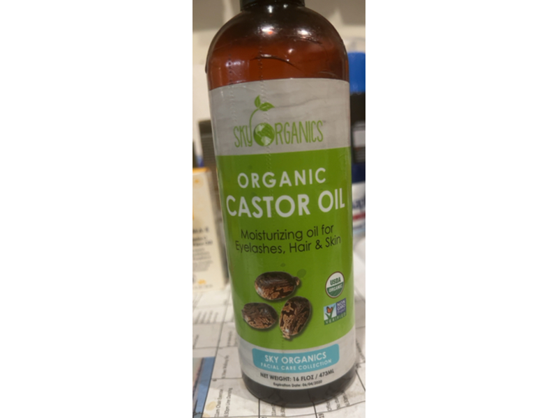 Sky Organics Organic Castor Oil, 16 fl oz/473 mL