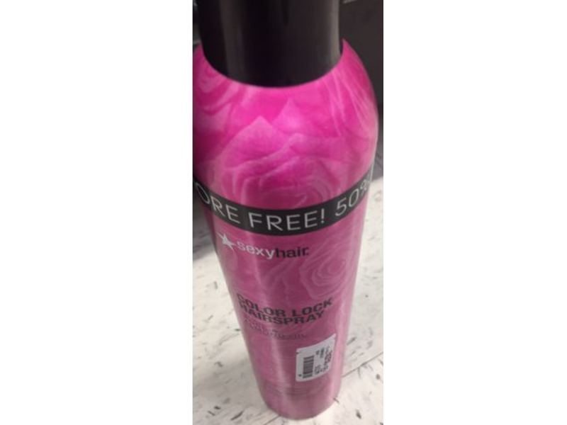 Sexy Hair Color Lock Hairspray, Rose & Almond oil, 8 oz/266 mL