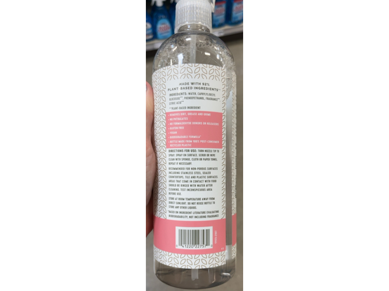 H.E.B Field & Future All - Purpose Cleaner, Honeysuckle & Rose, 24 fl oz/709 mL