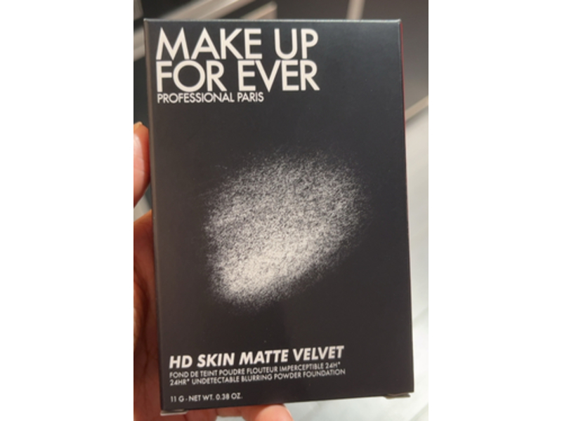 Make Up For Ever Hd Skin Matte Velvet Powder Foundation, 1R02 Cool Alabaster, 0.38 oz/11 g
