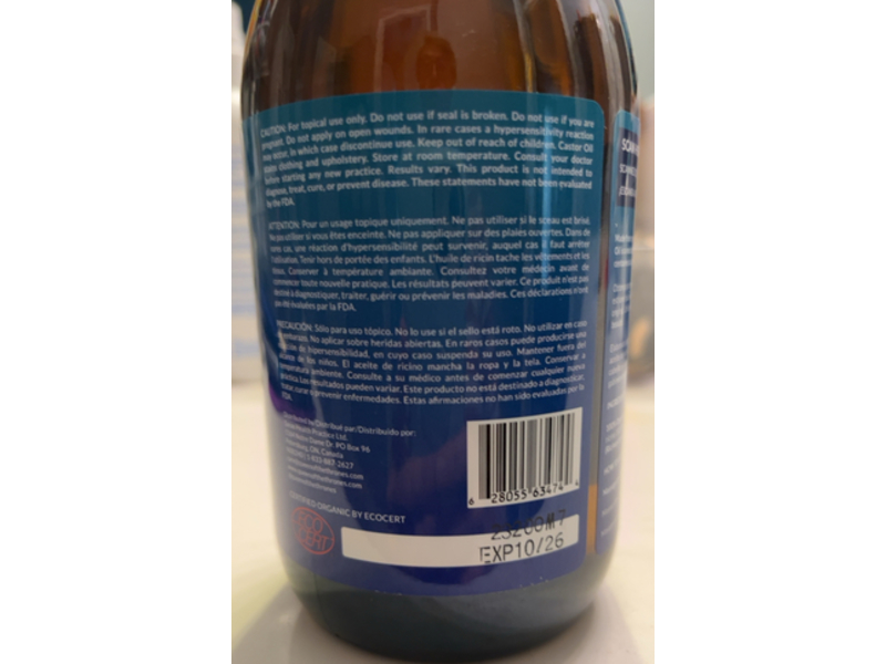 Queen Of The Thrones Organic Golden Castor Oil, 16.9 fl oz/500 mL